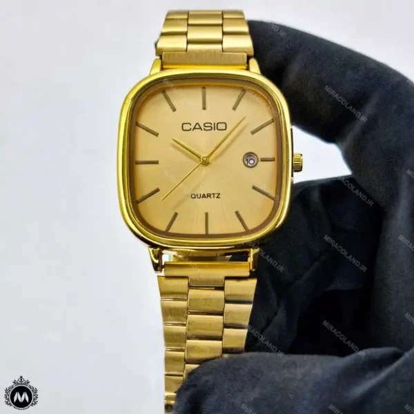 ساعت مچی مردانه کاسیو اولد مانی طلایی موتور کوارتز Casio Old Money CE4055G