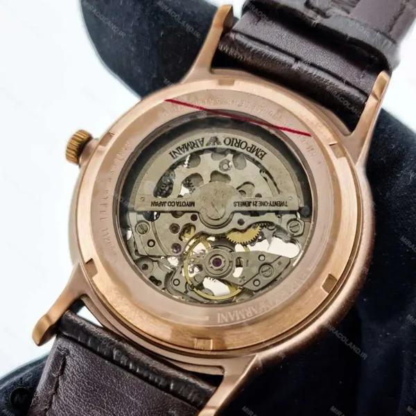 ساعت مچی مردانه امپریو ارمانی موتور اتوماتیک قلب باز Emporio Armani AR60039