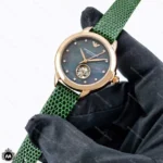ساعت زنانه امپریو ارمانی رزگلد موتور اتوماتیک بند چرم Emporio Armani AR60073