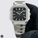 ساعت مچی مردانه پتک فیلیپ مدل کوبیتوس صفحه مشکی Patek Philippe Cubitus C9045G