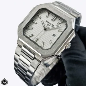 ساعت مچی مردانه پتک فیلیپ مدل کوبیتوس صفحه نقره ای Patek Philippe Cubitus C9046G 1 ساعت مچی مردانه پتک فیلیپ مدل کوبیتوس صفحه نقره ای Patek Philippe Cubitus C9046G