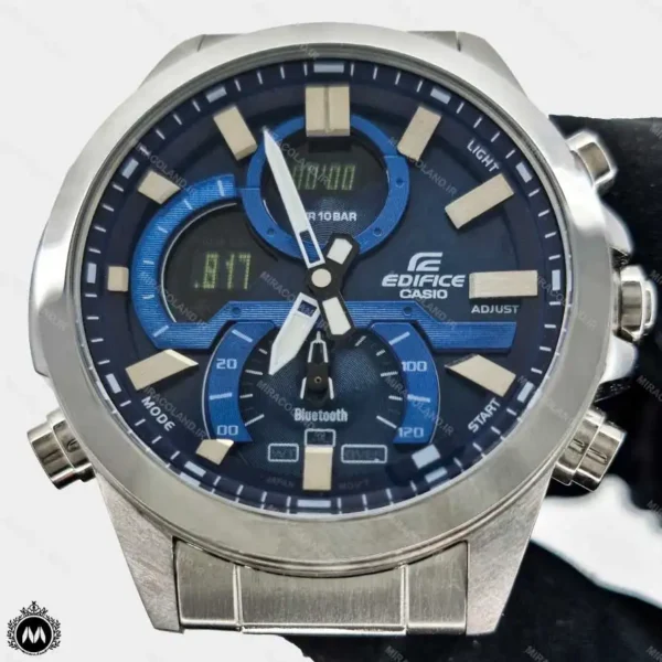 ساعت مچی مردانه کاسیو مدل ادیفایس دو زمانه صفحه آبی Casio Edifice CE4057G