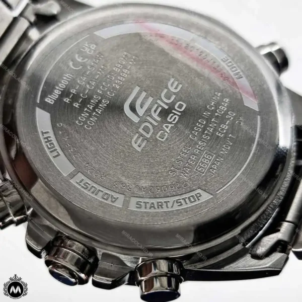 ساعت مچی مردانه کاسیو مدل ادیفایس دو زمانه صفحه آبی Casio Edifice CE4057G