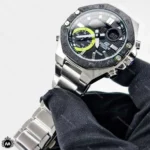 ساعت مچی مردانه کاسیو مدل ادیفایس دوزمانه صفحه مشکی Casio Edifice CE40501G