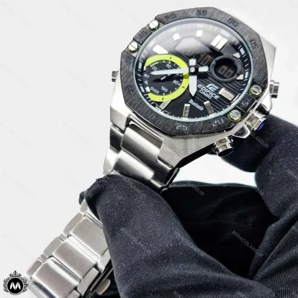 ساعت مچی مردانه کاسیو مدل ادیفایس دوزمانه صفحه مشکی Casio Edifice CE40501G