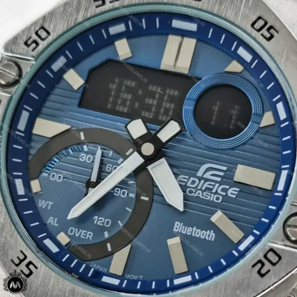 ساعت مچی مردانه کاسیو مدل ادیفایس دوزمانه صفحه آبی Casio Edifice CE40500G