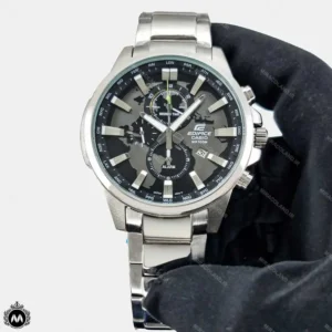 ساعت مچی مردانه کاسیو مدل ادیفایس موتور کوارتز صفحه جهانی مشکی Casio Edifice CE40600G