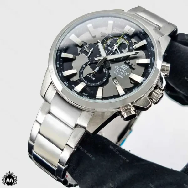 ساعت مچی مردانه کاسیو مدل ادیفایس موتور کوارتز صفحه جهانی مشکی Casio Edifice CE40600G