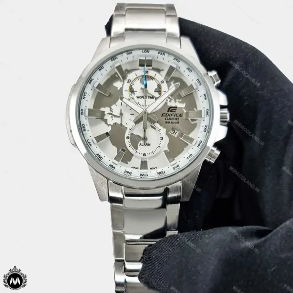 ساعت مچی مردانه کاسیو مدل ادیفایس موتور کوارتز صفحه جهانی Casio Edifice CE40600G