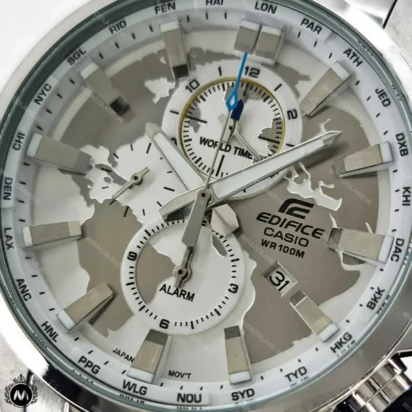 ساعت مچی مردانه کاسیو مدل ادیفایس موتور کوارتز صفحه جهانی Casio Edifice CE40600G
