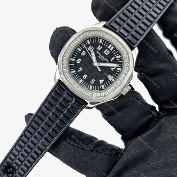 ساعت مچی زنانه پتک فیلیپ آکوانا مشکی 73987 Patek Philippe Aquanaut
