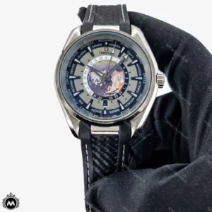 ساعت مچی مردانه امگا سی مستر بند رابر مشکی کرۀ زمین OMEGA Seamaster S5538