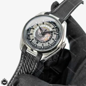 ساعت مچی مردانه امگا سی مستر بند رابر مشکی کرۀ زمین OMEGA Seamaster S5538