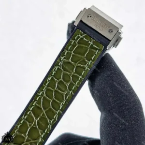 ساعت مچی زنانه هابلوت موتور کوارتز بند طرح پوست ماری Hublot BigBang H45877L