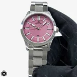 ساعت مچی مردانه لویجی دی انا کلاسیک صفحه صورتی موتور کوارتز LDA 2458