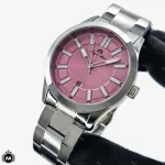 ساعت مچی مردانه لویجی دی انا کلاسیک صفحه صورتی موتور کوارتز LDA 2458