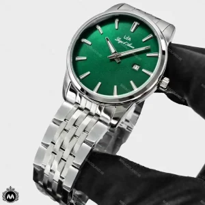 ساعت مچی ست مردانه زنانه لویجی دی انا کلاسیک صفحه سبز موتور کوارتز LDA 2558