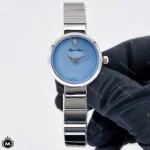 ساعت مچی زنانه لویجی دی انا کلاسیک نقره ای صفحه ارغوانی LDA 2488