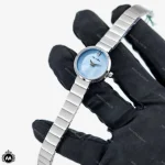 ساعت مچی زنانه لویجی دی انا کلاسیک نقره ای صفحه ارغوانی LDA 2488