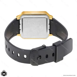ساعت مچی کاسیو دیجیتالی قاب طلایی Casio A100WEFG-9A