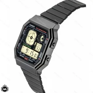 ساعت مچی کاسیو دیجیتالی مدل ساعت جهانی مشکی Casio A100WEG-9A