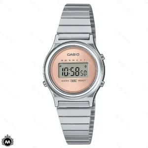 ساعت مچی زنانه کاسیو دیجیتالی صفحه صورتی Casio LA700WE-4A