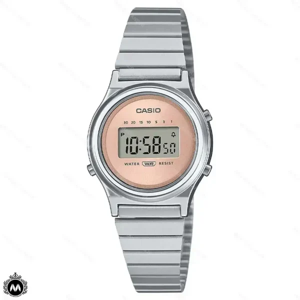 ساعت مچی زنانه کاسیو دیجیتالی صفحه صورتی Casio LA700WE-4A