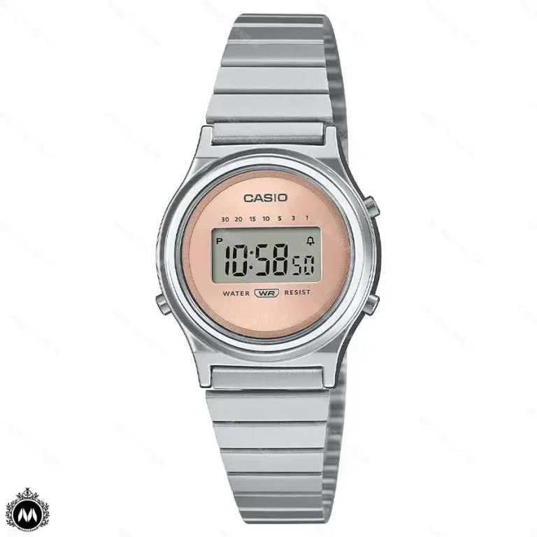 ساعت مچی زنانه کاسیو دیجیتالی صفحه صورتی Casio LA700WE-4A