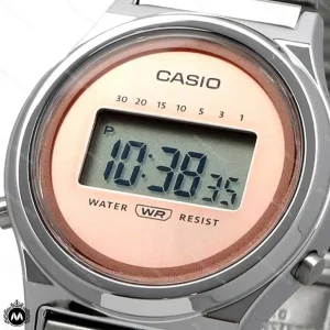 ساعت مچی زنانه کاسیو دیجیتالی صفحه صورتی Casio LA700WE-4A