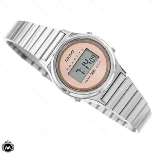 ساعت مچی زنانه کاسیو دیجیتالی صفحه صورتی Casio LA700WE-4A