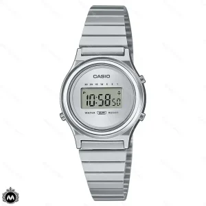 ساعت مچی زنانه کاسیو دیجیتالی صفحه نقره ای Casio LA700WE-7A