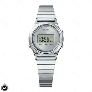 ساعت مچی زنانه کاسیو دیجیتالی صفحه نقره ای Casio LA700WE-7A