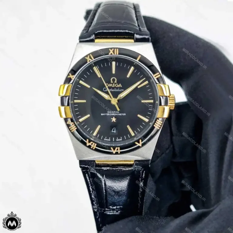 ساعت مچی مردانه امگا کانسلیشن بند چرمی اتوماتیک Omega Constellation OS63100G