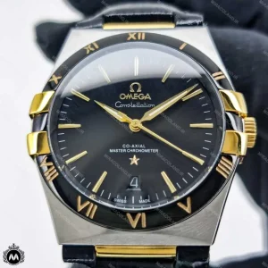 ساعت مچی مردانه امگا کانسلیشن بند چرمی اتوماتیک Omega Constellation OS63100G
