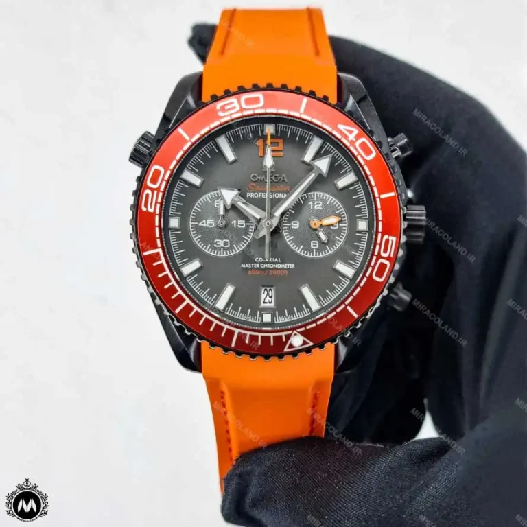ساعت امگا سی مستر بند رابر نارنجی کرنوگراف OMEGA Seamaster SM7030G