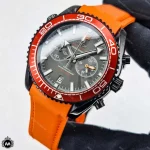 ساعت امگا سی مستر بند رابر نارنجی کرنوگراف OMEGA Seamaster SM7030G