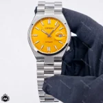 ساعت مچی مردانه سیتیزن مدل سویوسا صفحه زرد اتوماتیک CITIZEN NJ0151-88L