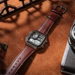 ساعت مچی مردانه کاسیو دیجیتالی مدل ساعت جهانی بند چرمی Casio AE-1200WHL-5AV