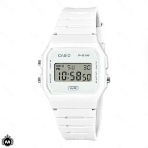 ساعت مچی کاسیو دیجیتالی سفید Casio F-91WB-7A