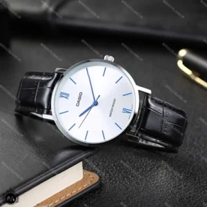 ساعت مچی مردانه کاسیو بند چرمی کلاسیک موتور کوارتز Casio MTP-VT01L-7B1 1 ساعت مچی مردانه کاسیو بند چرمی کلاسیک موتور کوارتز Casio MTP-VT01L-7B1