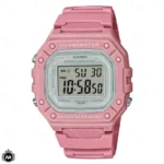 ساعت مچی دخترانه کاسیو دیجیتالی صورتی Casio W-218HC-4AV
