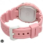 ساعت مچی دخترانه کاسیو دیجیتالی صورتی Casio W-218HC-4AV