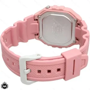 ساعت مچی دخترانه کاسیو دیجیتالی صورتی Casio W-218HC-4AV