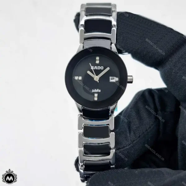 ساعت مچی زنانه رادو ژوبیل سرامیکی مشکی نقره ای Rado R41L