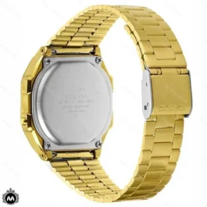 ساعت مچی کاسیو نوستالژی بند رابر موتور کوارتز Casio A168XESG-9A 3 ساعت مچی کاسیو نوستالژی طلایی موتور کوارتز Casio A168WERG-2A
