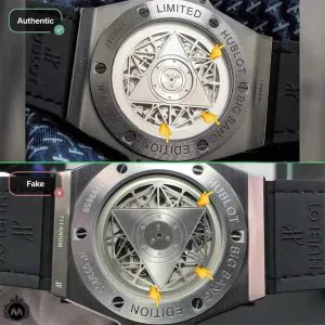 نحوه تشخیص ساعت های تقلبی و اصلی هابلوت Hublot 2039